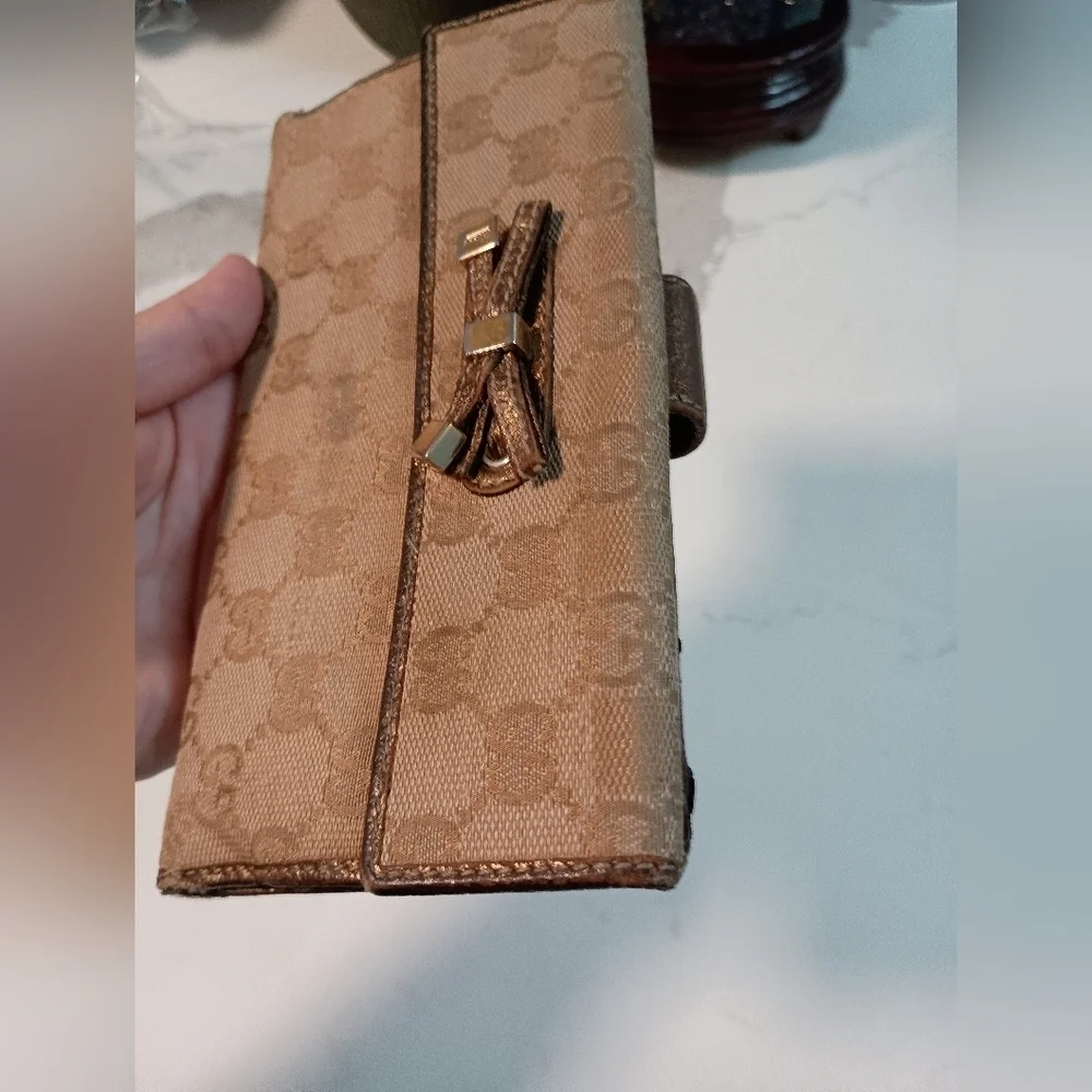 Gucci Monogram Princy Continental Wallet